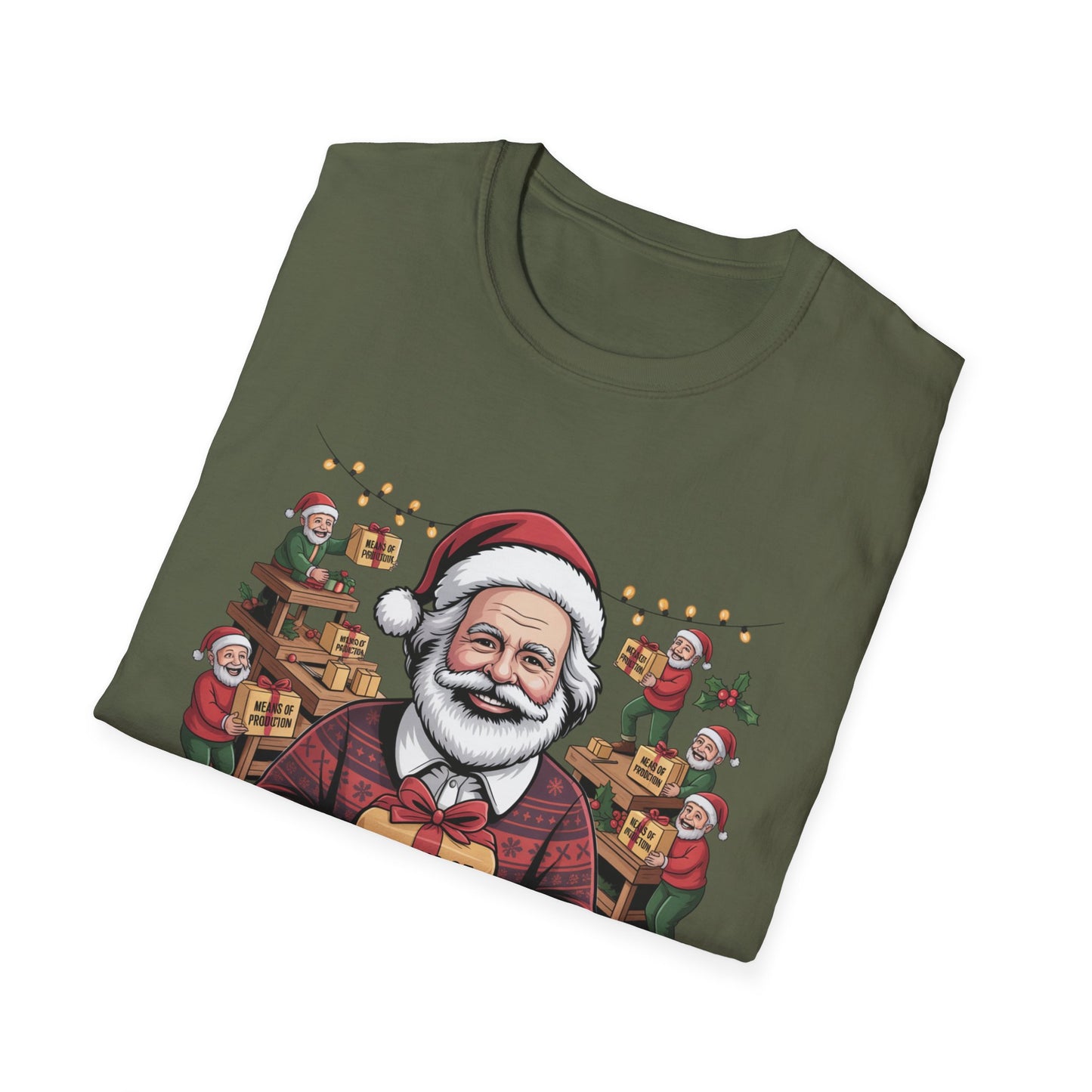 Karl Marx – “All I Want for Christmas is the Means of Production” T-Shirt