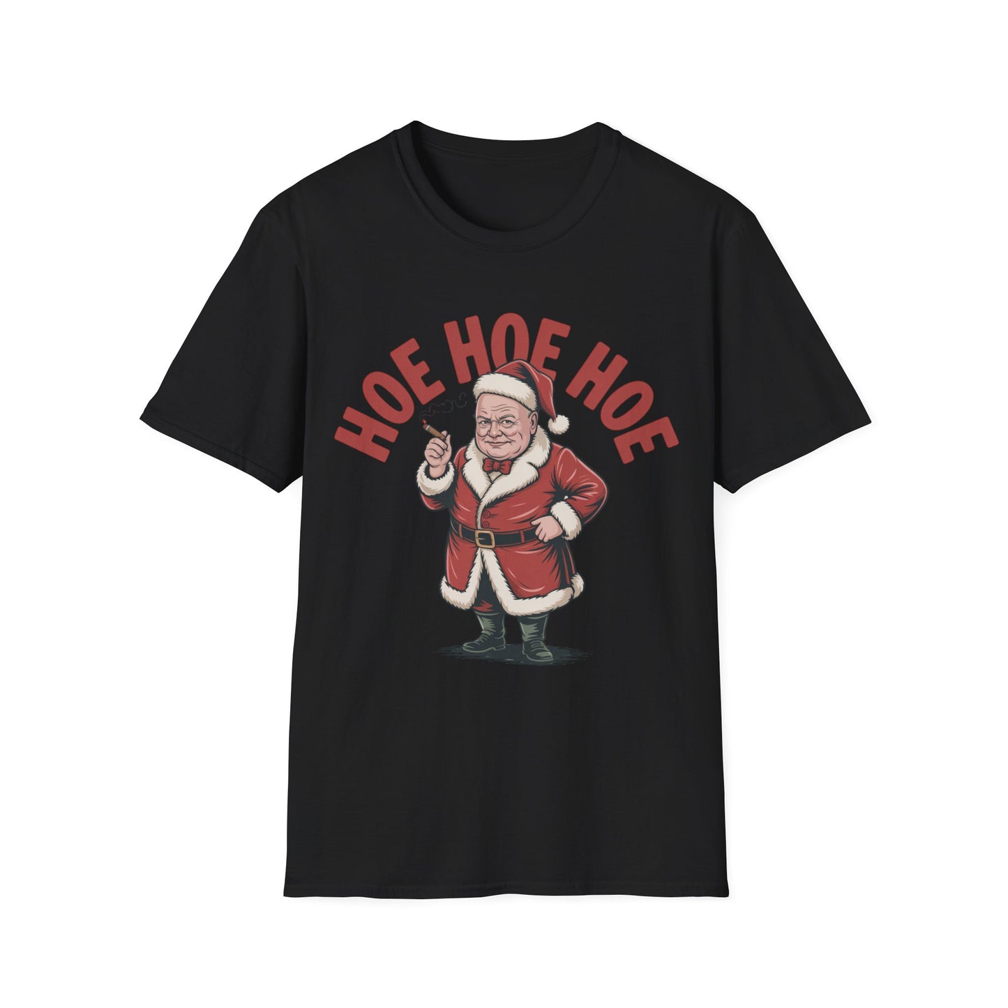 Churchill Santa Christmas T-Shirt