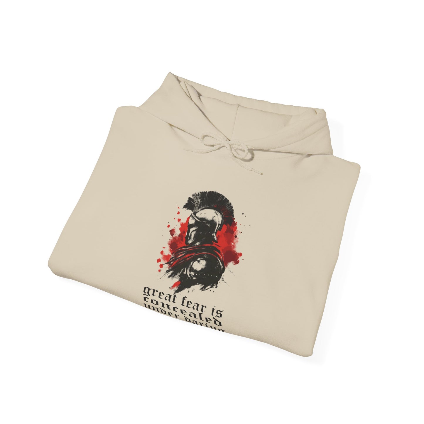 Sparta "Great Fear Is Concealed Under Daring" Hoodie