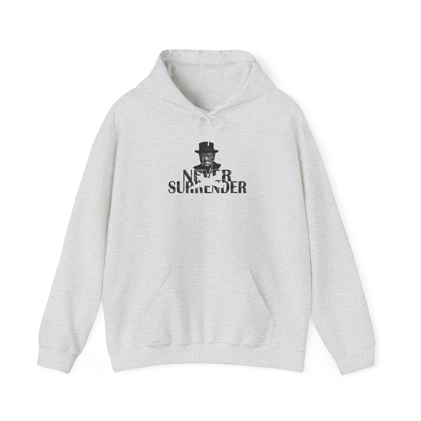Classic Churchill Never Surrender Hoodie