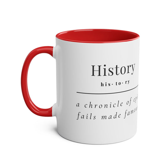 History Novelty Coffee/Tea Mug