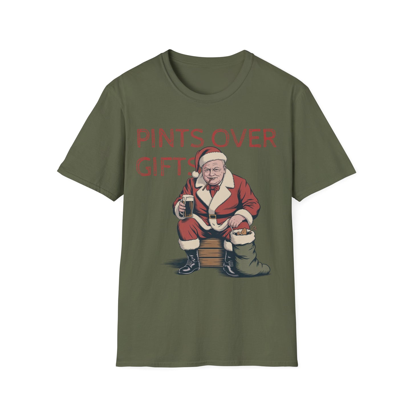 Winston Churchill “Pints Over Gifts” T-Shirt