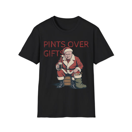 Winston Churchill “Pints Over Gifts” T-Shirt