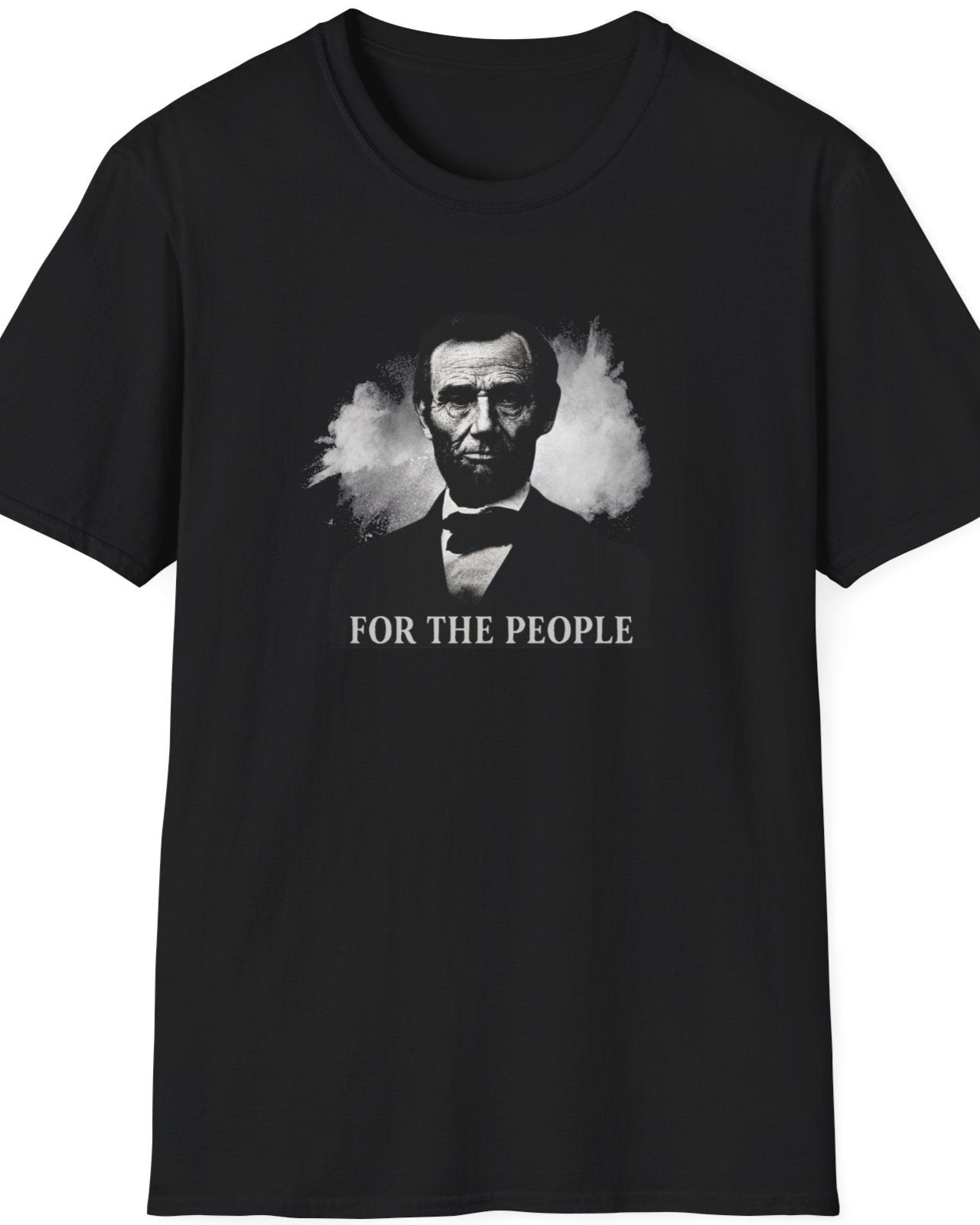 abraham lincoln for the poeple tshirt black