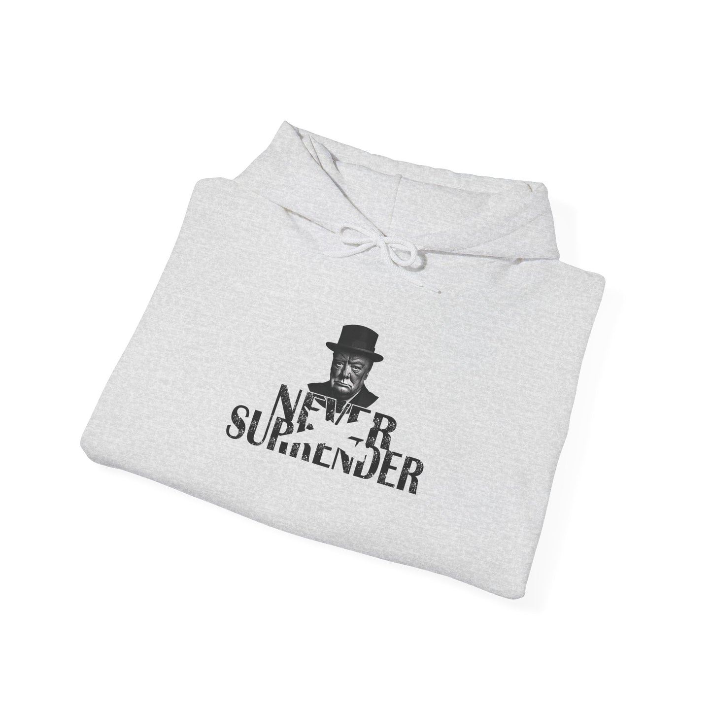 Classic Churchill Never Surrender Hoodie