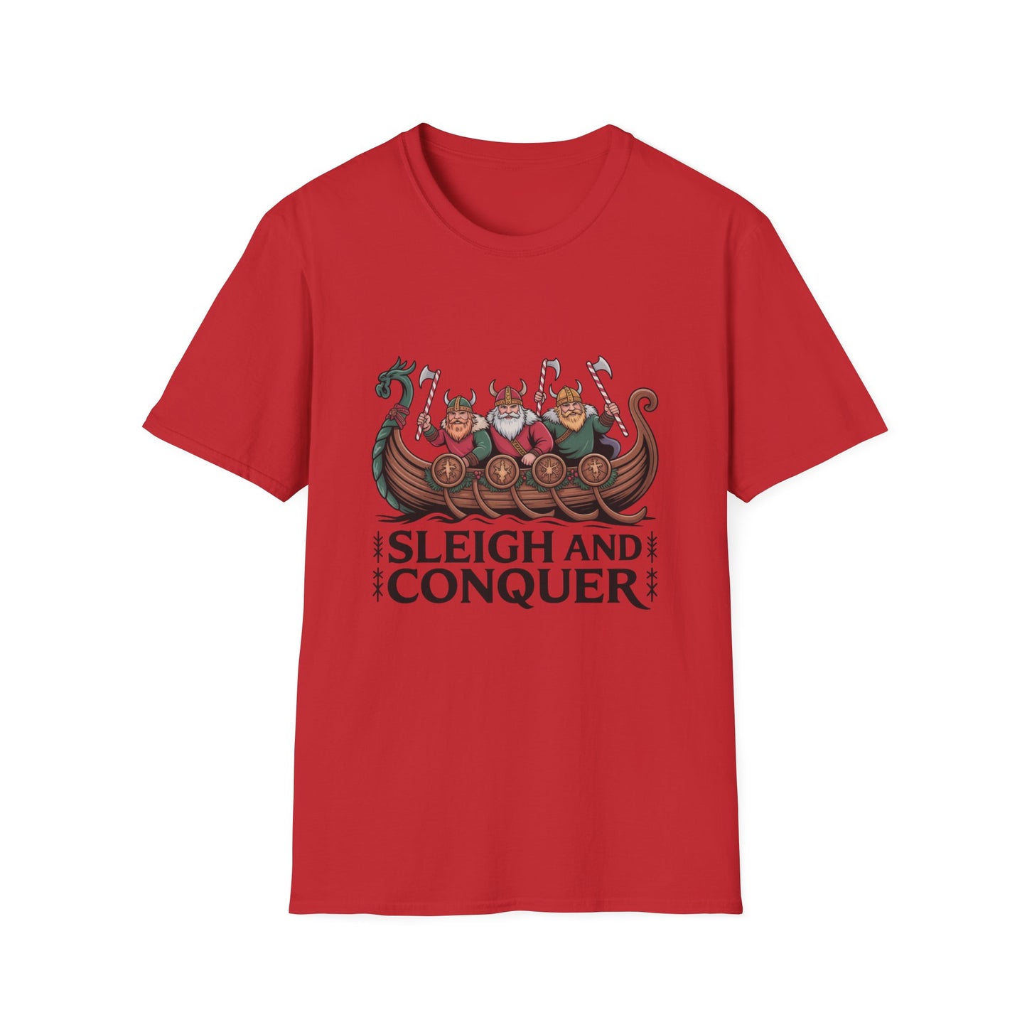Vikings – “Sleigh and Conquer” T-Shirt
