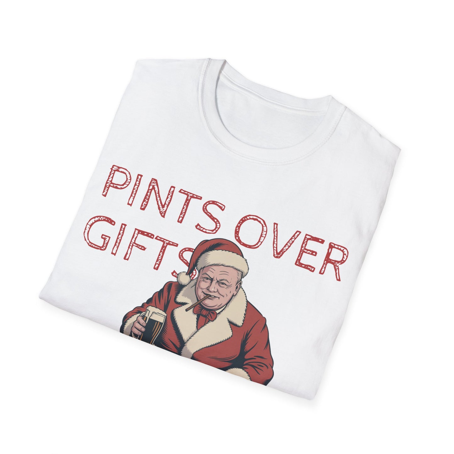 Winston Churchill “Pints Over Gifts” T-Shirt