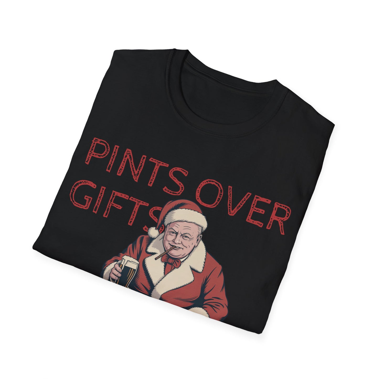 Winston Churchill “Pints Over Gifts” T-Shirt