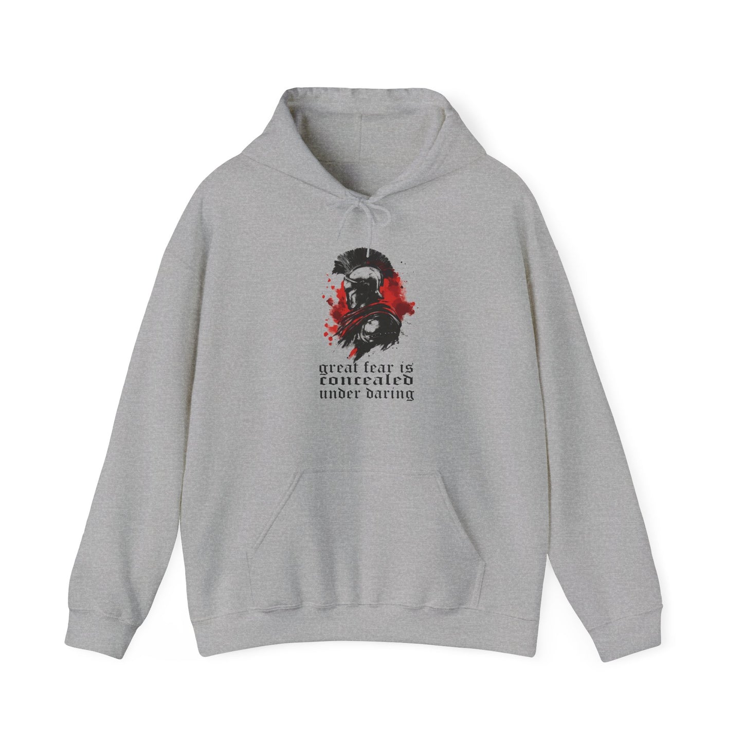 Sparta "Great Fear Is Concealed Under Daring" Hoodie