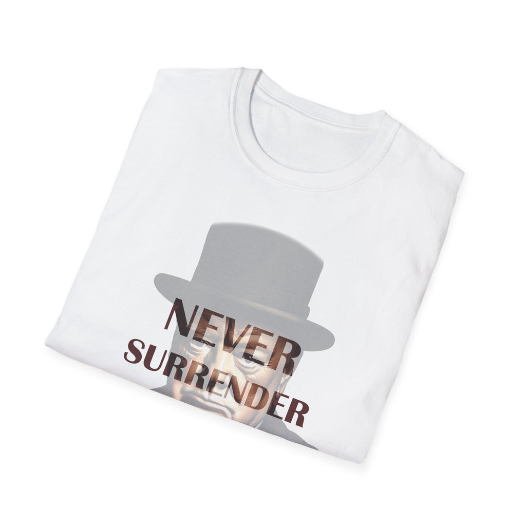 Never Surrender Churchill T-Shirt