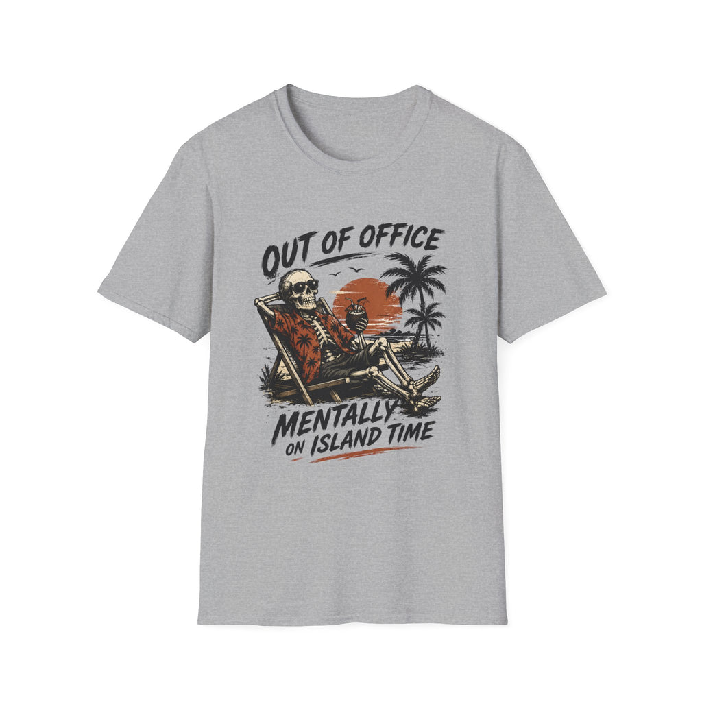 Out of Office "Mentally on Island Time" T-Shirt