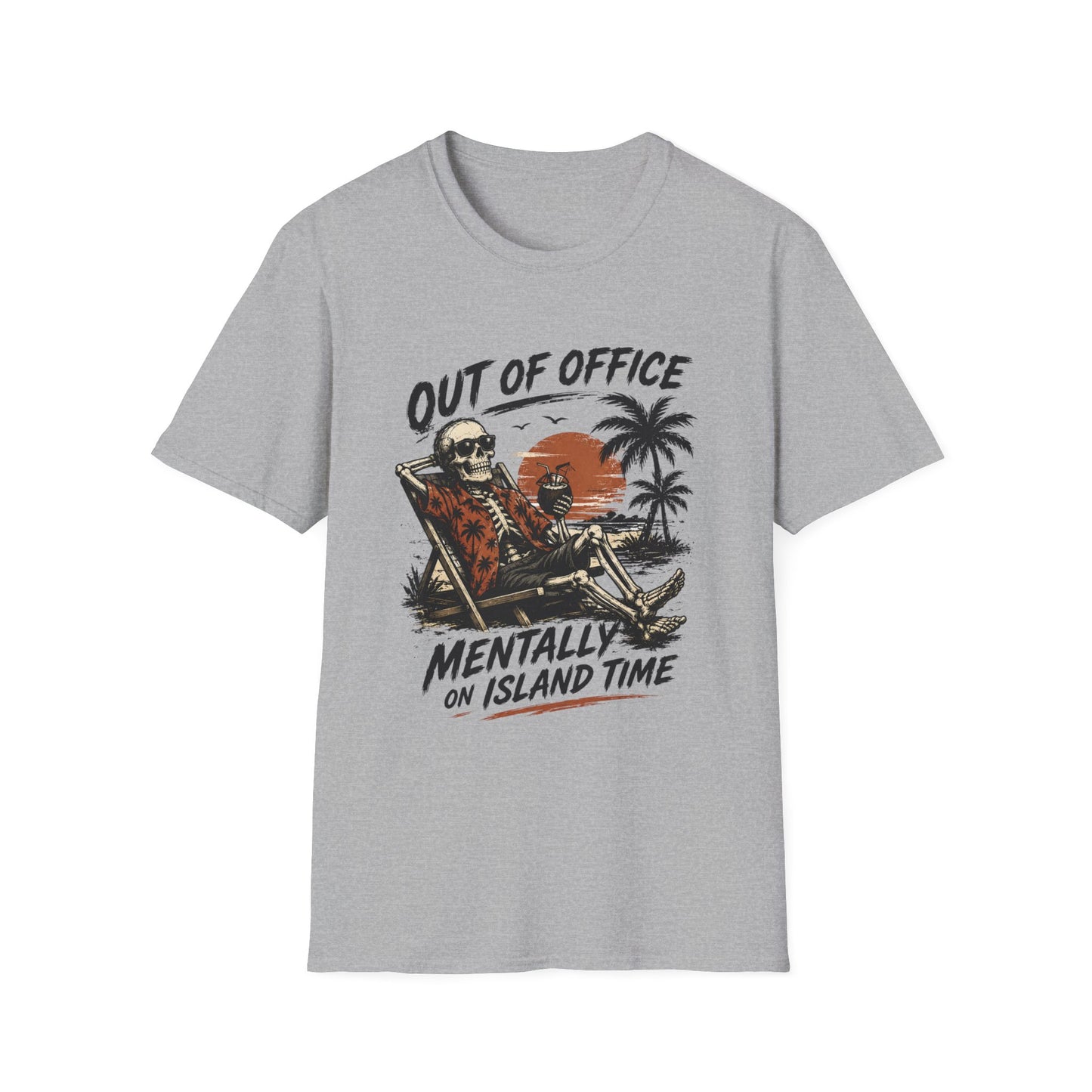 Out of Office "Mentally on Island Time" T-Shirt