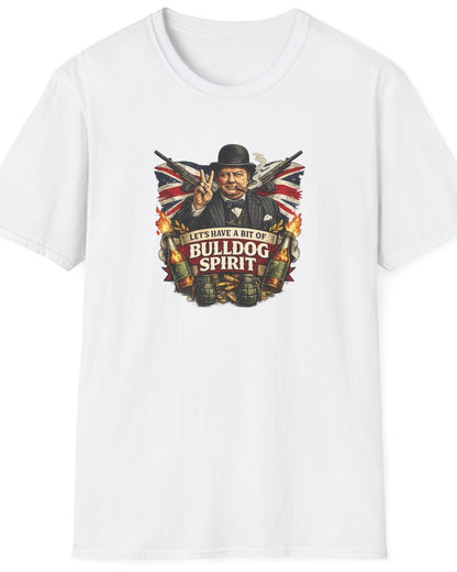 White t-shirt with a graphic of a cat lifting weights and 'Purr-Sonal Trainer' text on a white background