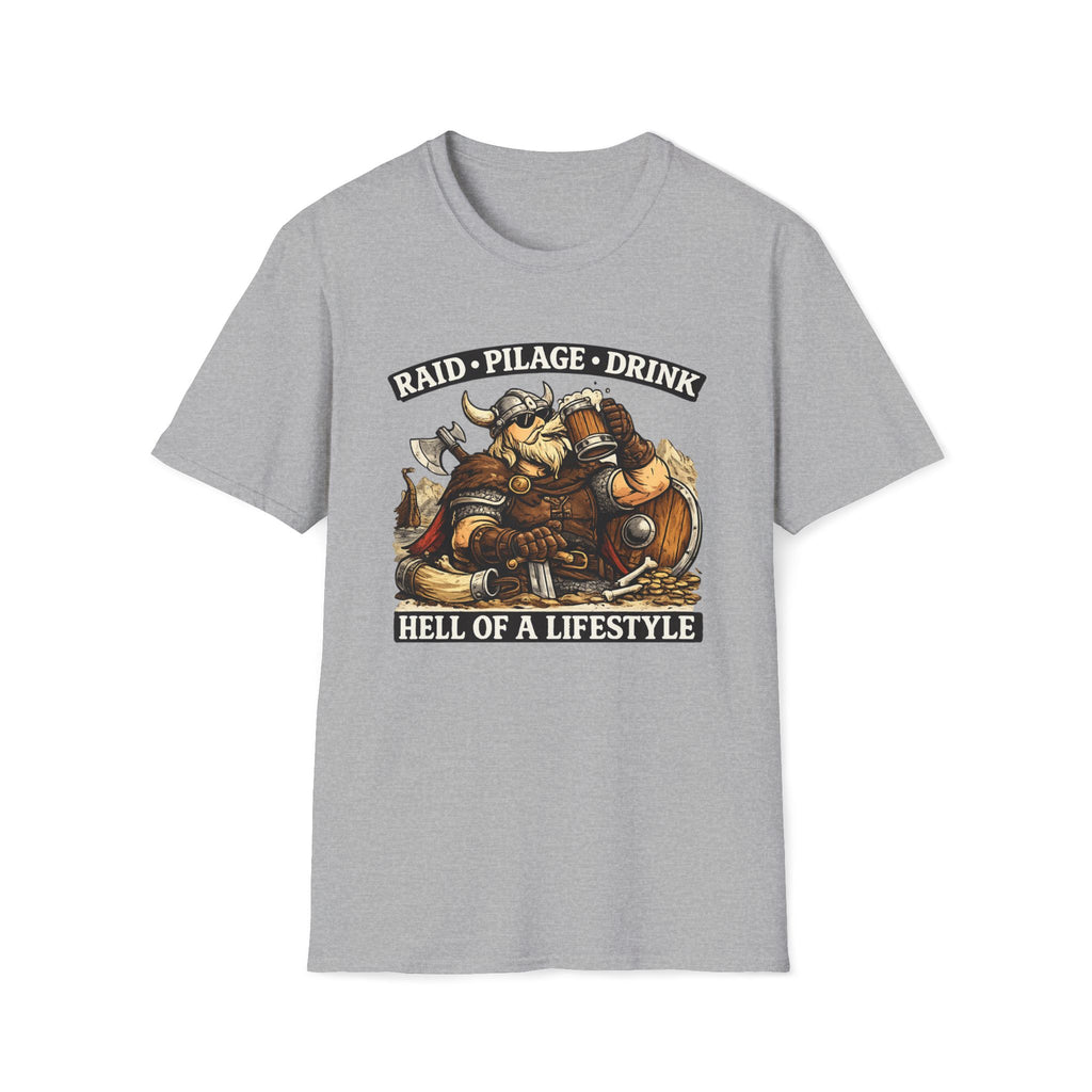 Viking "Raid • Pillage • Drink" T‑Shirt