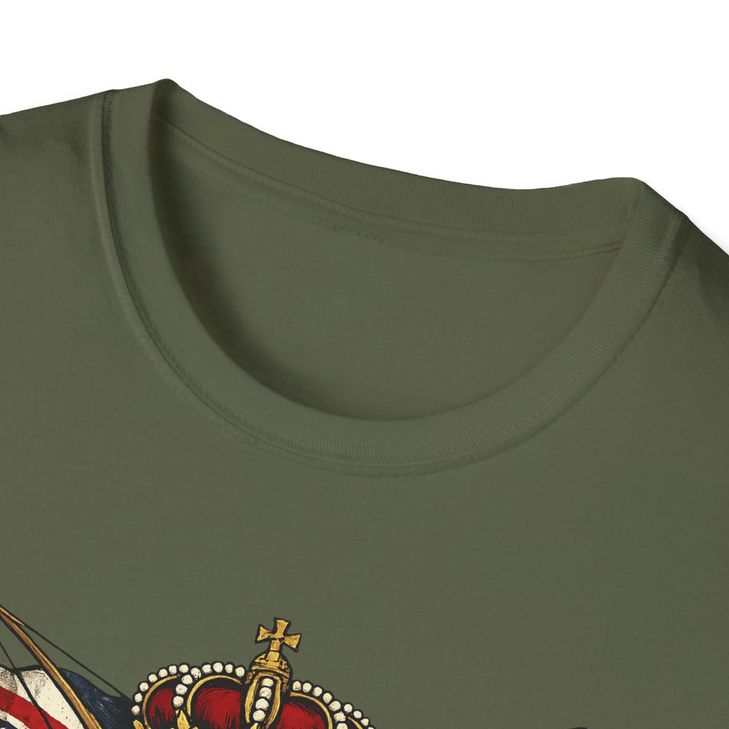 Keep Calm and Carry a Longbow T-Shirt — Vintage British Archer Graphic Tee