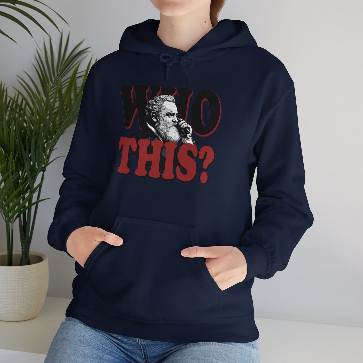 Who This? Alexander Graham Bell Hoodie