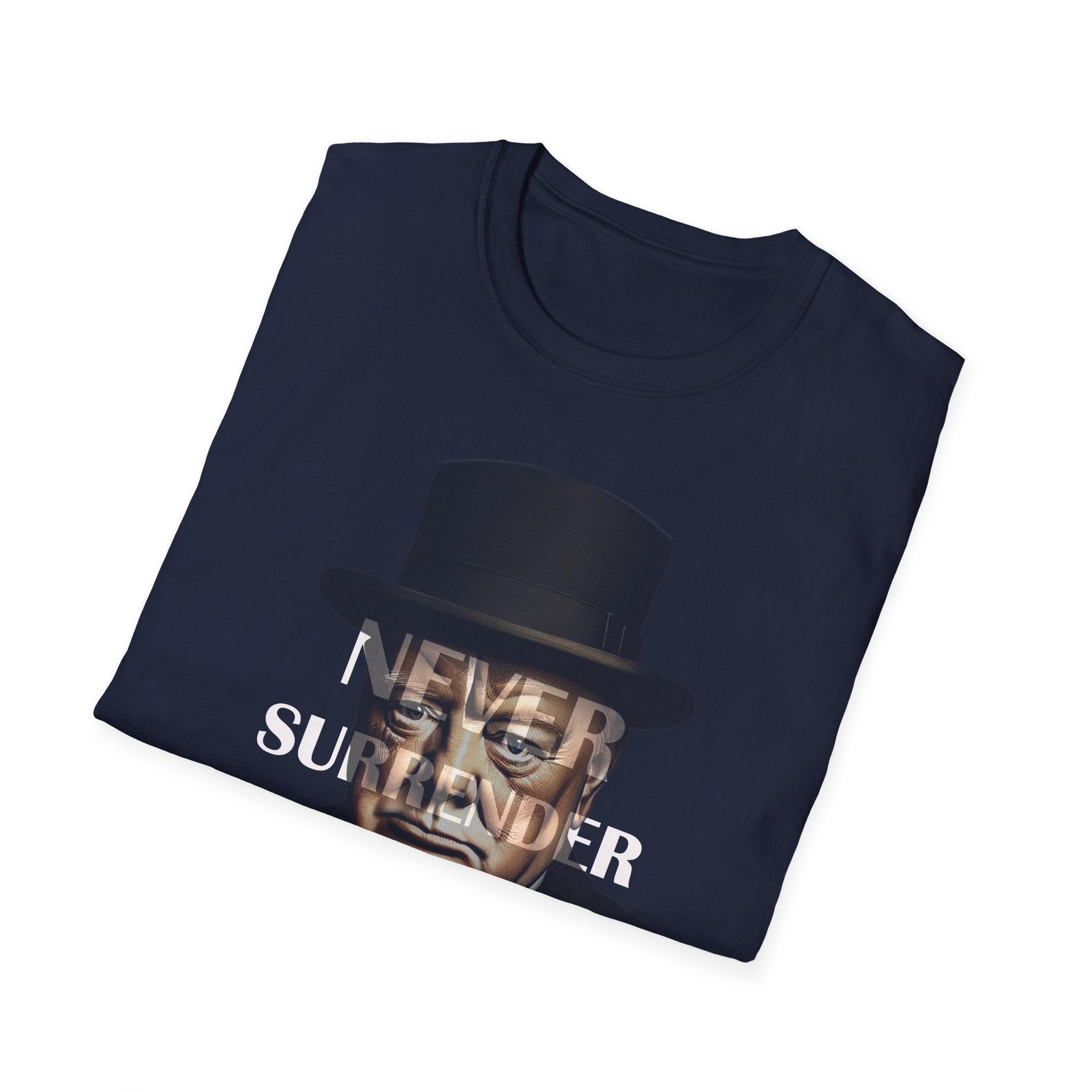 Never Surrender Churchill T-Shirt
