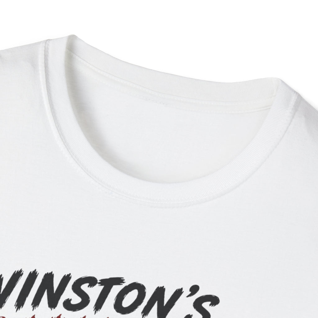 T-Shirt — "Winston’s Chilling Like a Sir" Vintage Gentleman Graphic