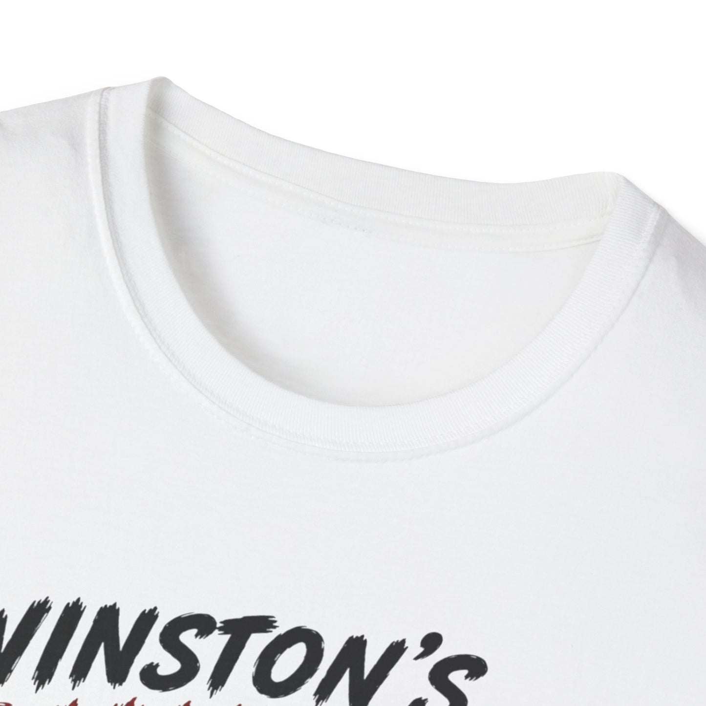 T-Shirt — "Winston’s Chilling Like a Sir" Vintage Gentleman Graphic