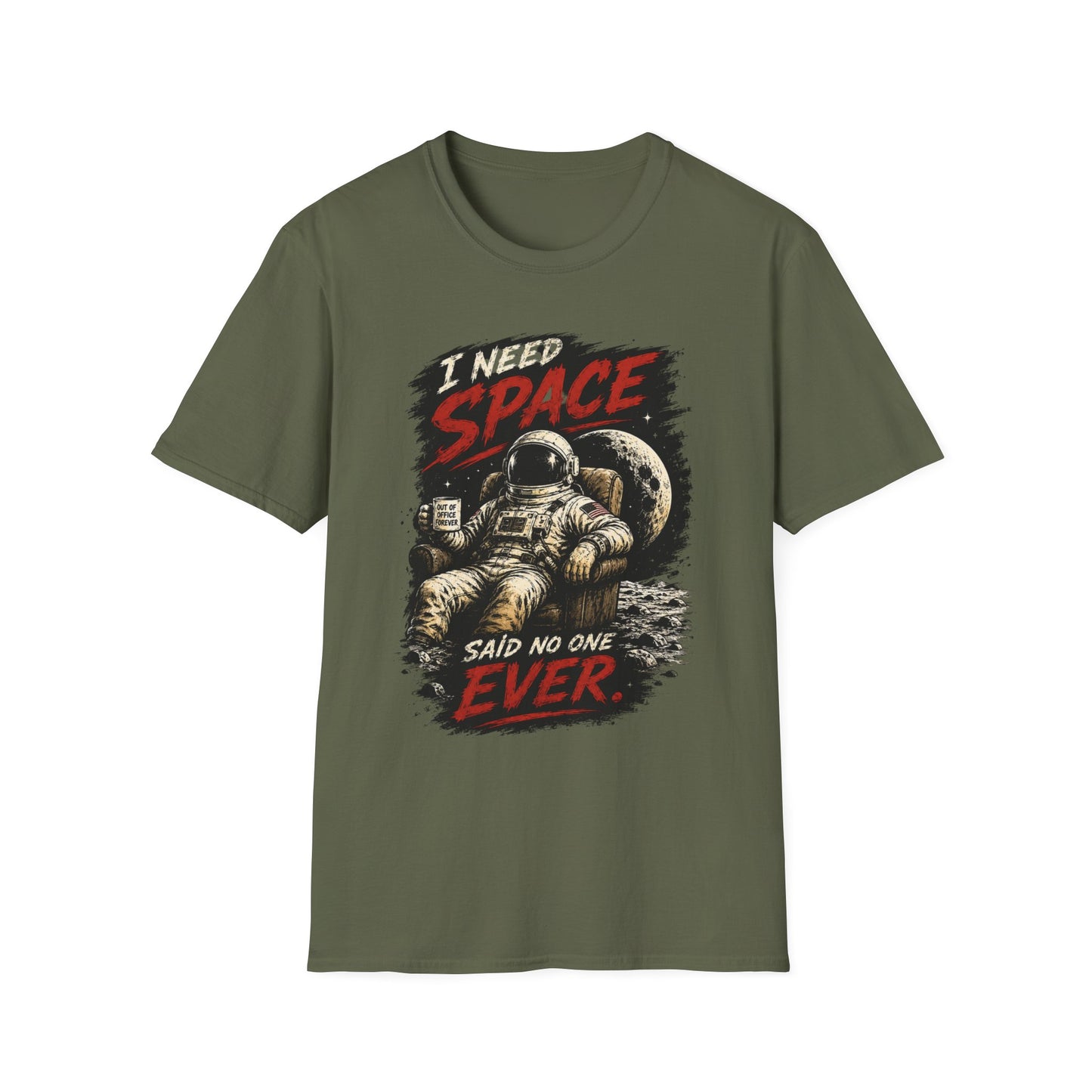 I Need Space T-Shirt — Retro Astronaut Graphic Tee (Said No One Ever)