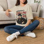 T-Shirt — "Winston’s Chilling Like a Sir" Vintage Gentleman Graphic