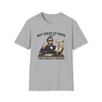 History Lover T‑Shirt — "Not Great at Math But I Was Great at History" Abe Lincoln Graphic
