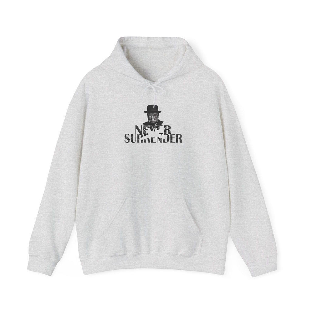 Classic Churchill Never Surrender Hoodie