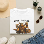 Viking Beer T-Shirt - "Live. Laugh. Pillage." Funny Norse Drinking Tee