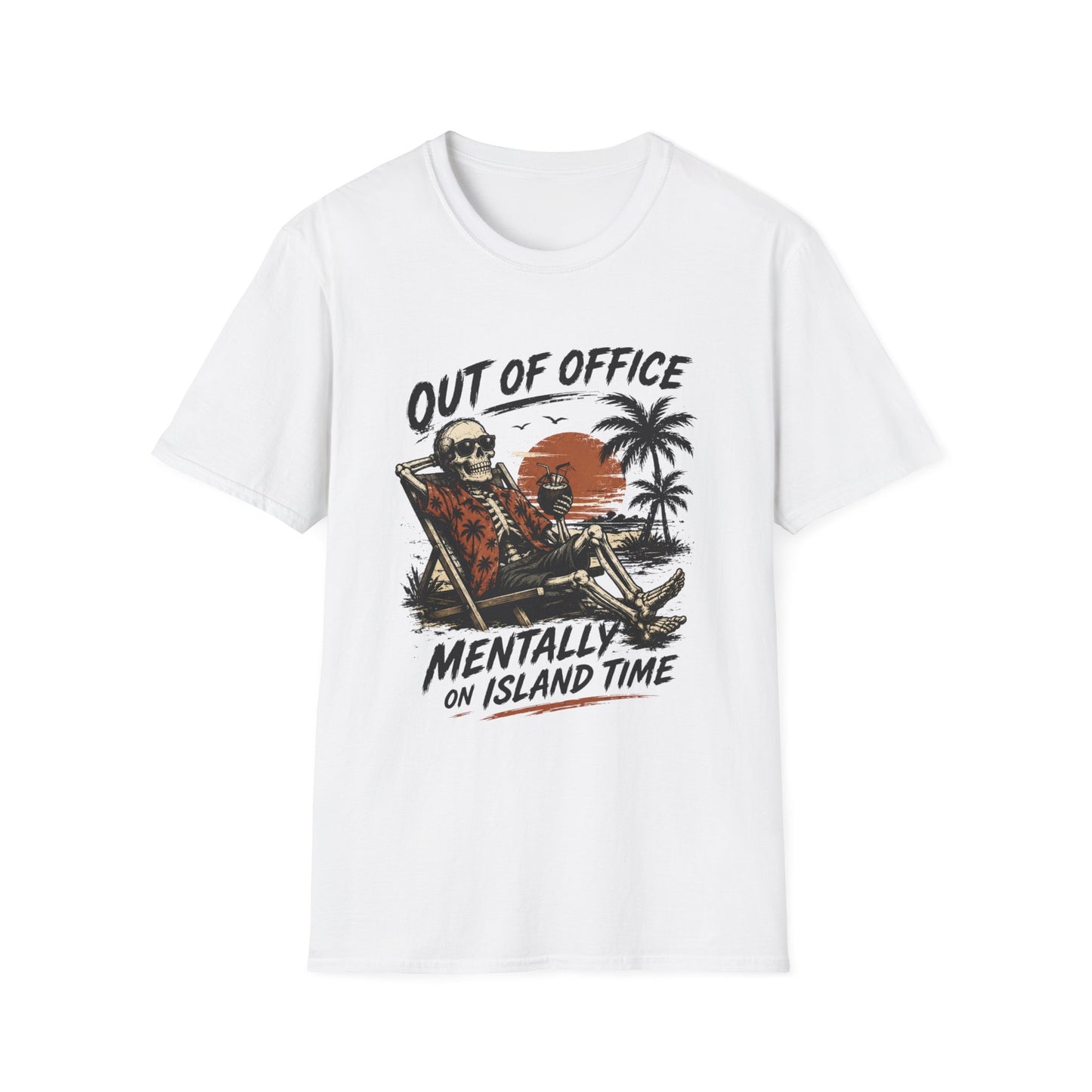 Out of Office "Mentally on Island Time" T-Shirt