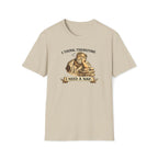 I Think, Therefore I Need a Nap T-Shirt - Funny Philosophy Sleep Tee