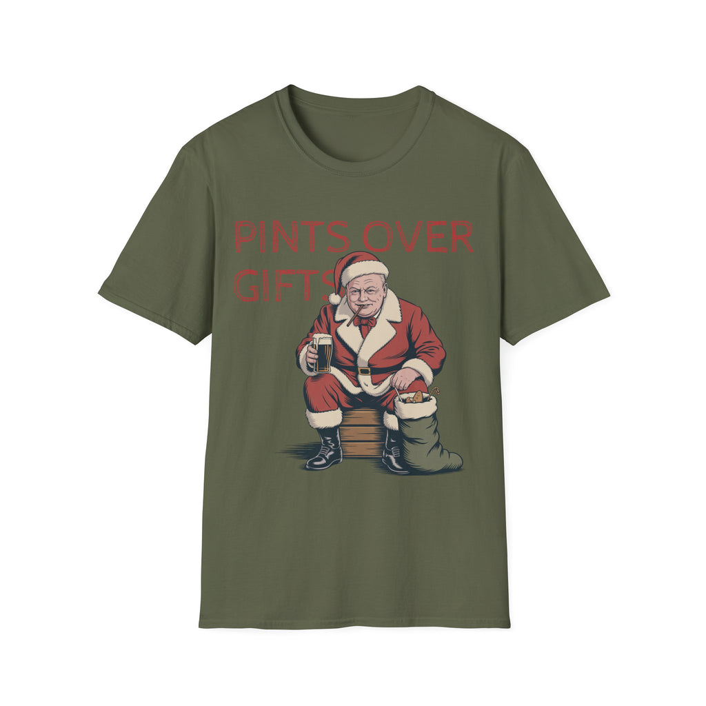 Winston Churchill “Pints Over Gifts” T-Shirt
