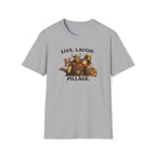 Viking Beer T-Shirt - "Live. Laugh. Pillage." Funny Norse Drinking Tee