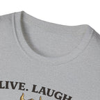 Viking Beer T-Shirt - "Live. Laugh. Pillage." Funny Norse Drinking Tee