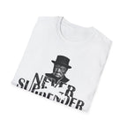 Classic Churchill Never Surrender History T-Shirt