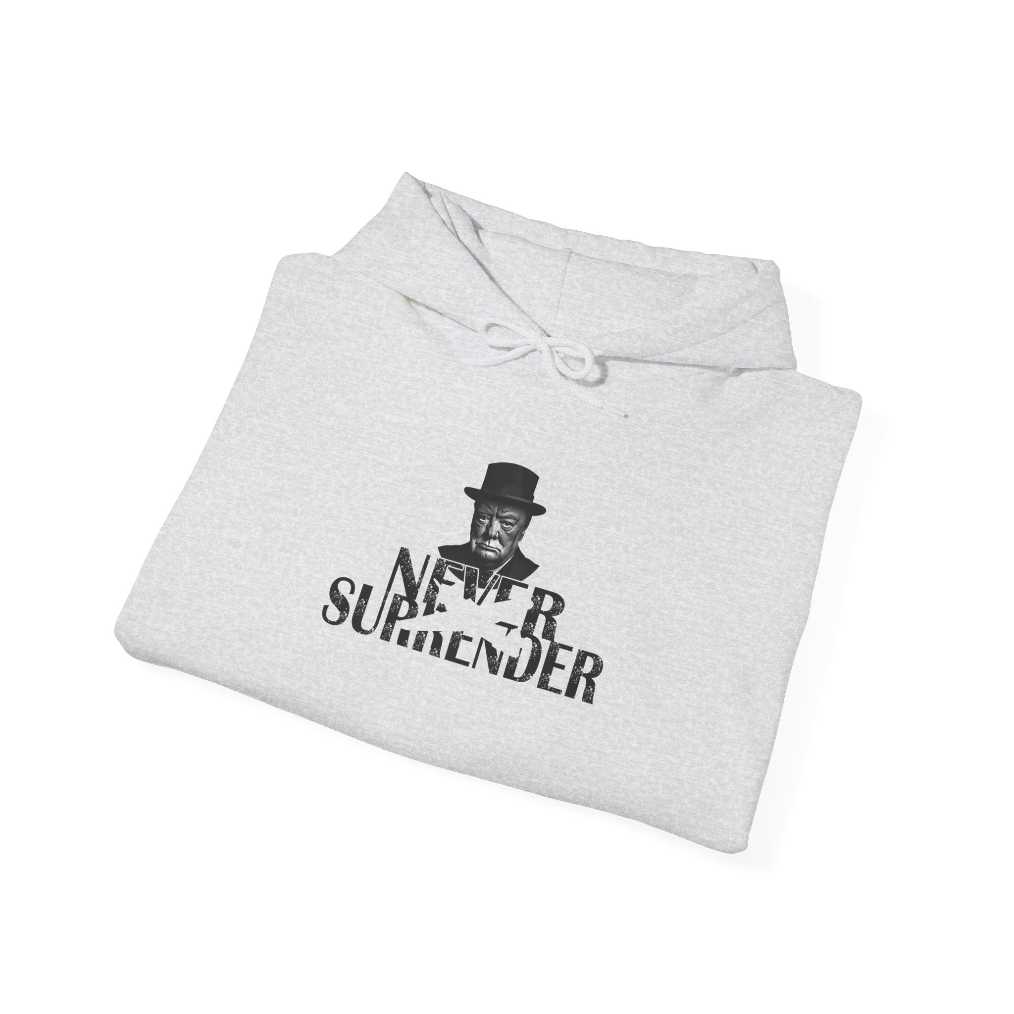 Classic Churchill Never Surrender Hoodie