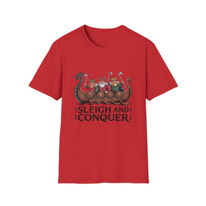 Vikings – “Sleigh and Conquer” T-Shirt