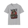 WW2 Skull Soldier T-Shirt — "We Didn't Fight For Your Feelings" Military Graphic Tee