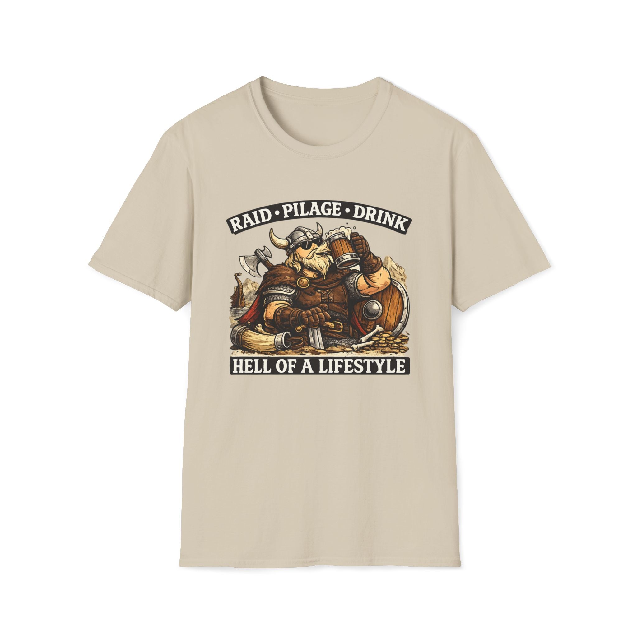 Viking "Raid • Pillage • Drink" T‑Shirt