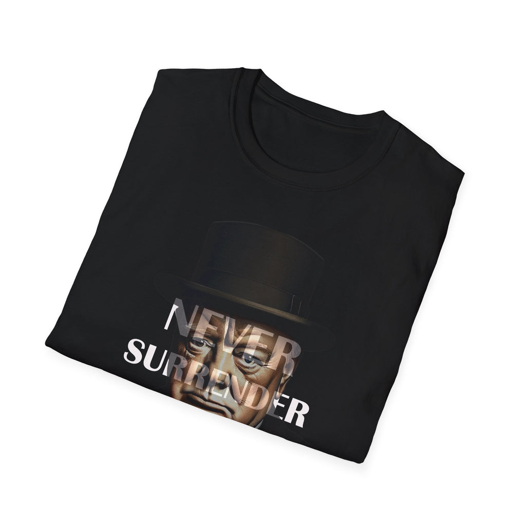 Never Surrender Churchill T-Shirt