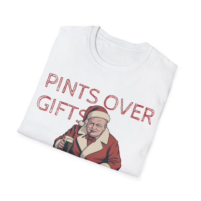 Winston Churchill “Pints Over Gifts” T-Shirt