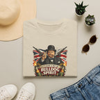 Bulldog Spirit T‑Shirt — 'Let's Have a Bit of Bulldog Spirit' Vintage Churchill Tee
