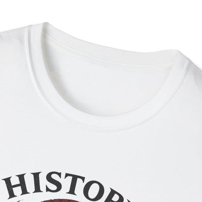 History Is Written By Warriors T-Shirt — Spartan Helmet Graphic Tee