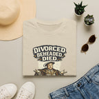 T-Shirt — 'Divorced. Beheaded. Died.' Humorous Tudor History Graphic Tee
