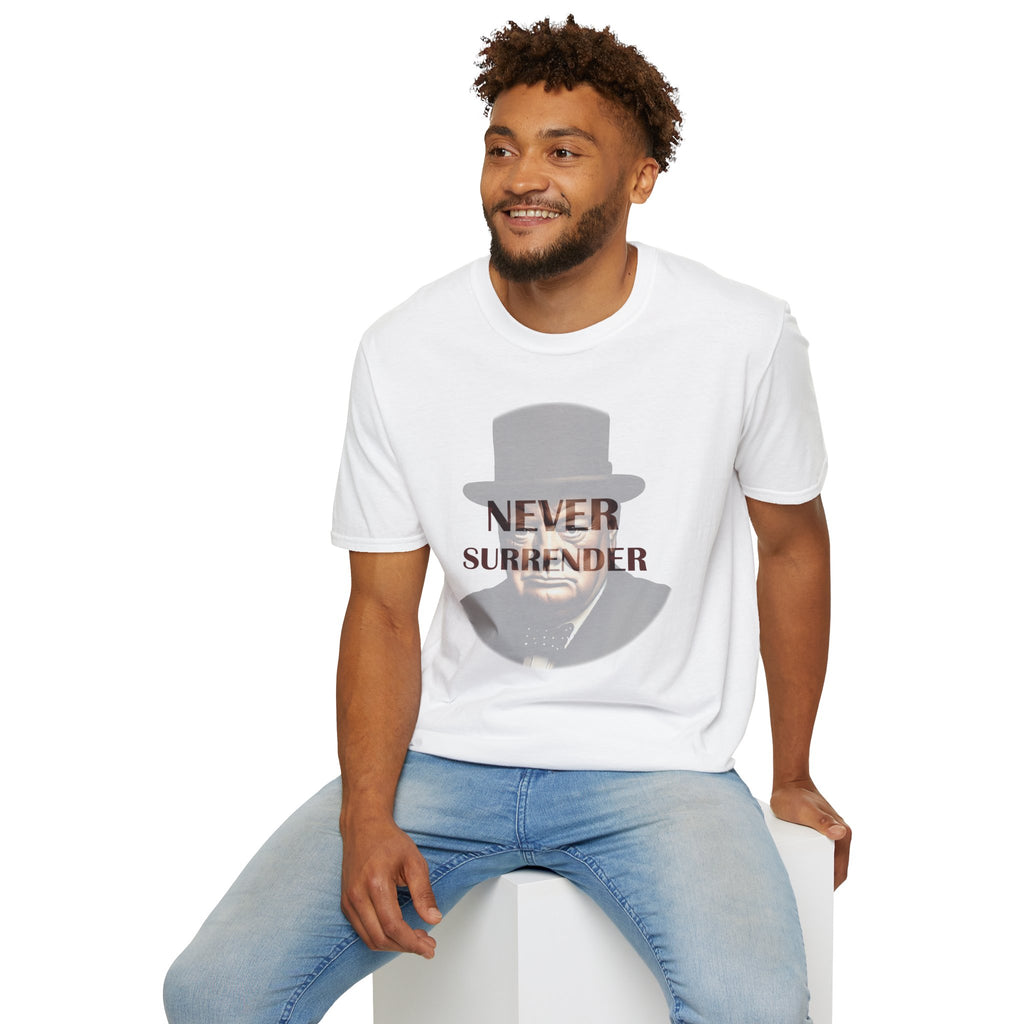 Never Surrender Churchill T-Shirt