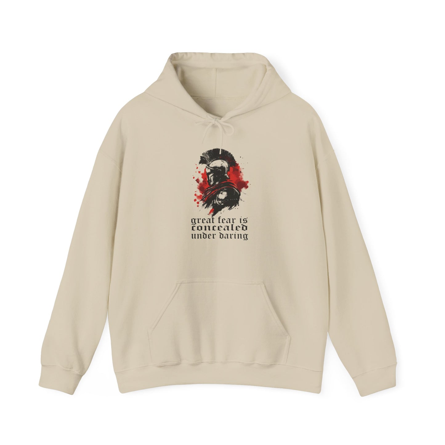 Sparta "Great Fear Is Concealed Under Daring" Hoodie