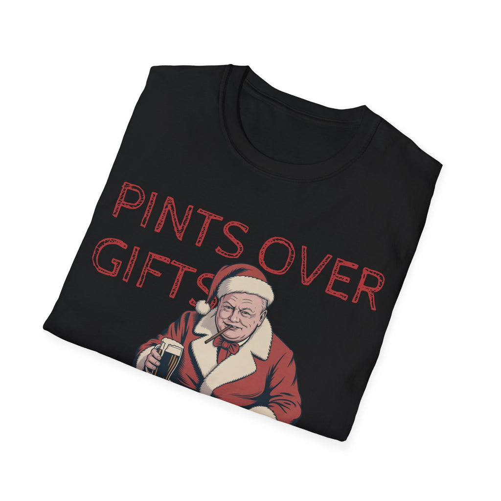Winston Churchill “Pints Over Gifts” T-Shirt