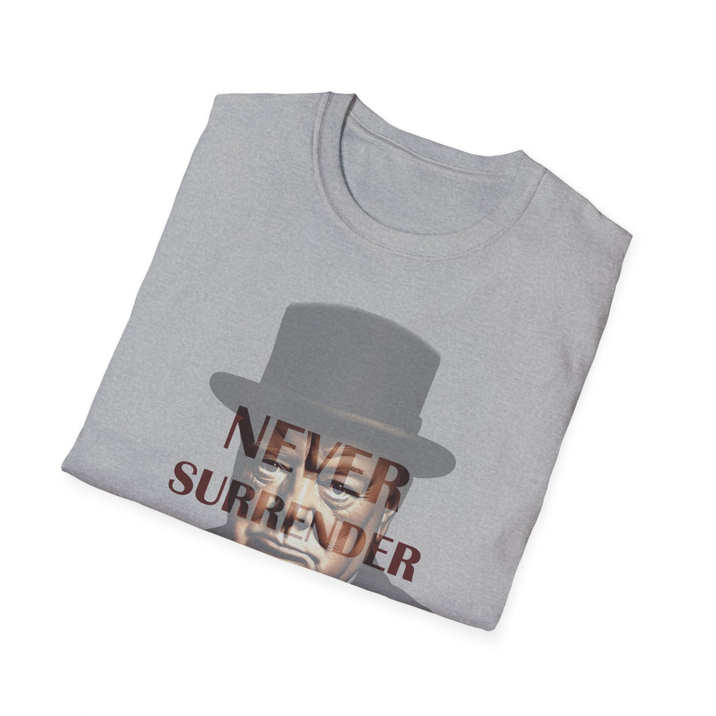 Never Surrender Churchill T-Shirt