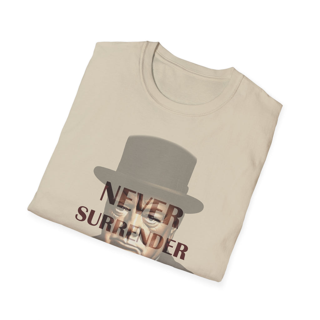 Never Surrender Churchill T-Shirt
