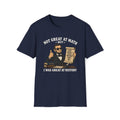 History Lover T‑Shirt — "Not Great at Math But I Was Great at History" Abe Lincoln Graphic