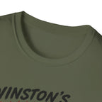 T-Shirt — "Winston’s Chilling Like a Sir" Vintage Gentleman Graphic